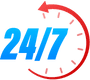24 7 Emergency Service Logo
